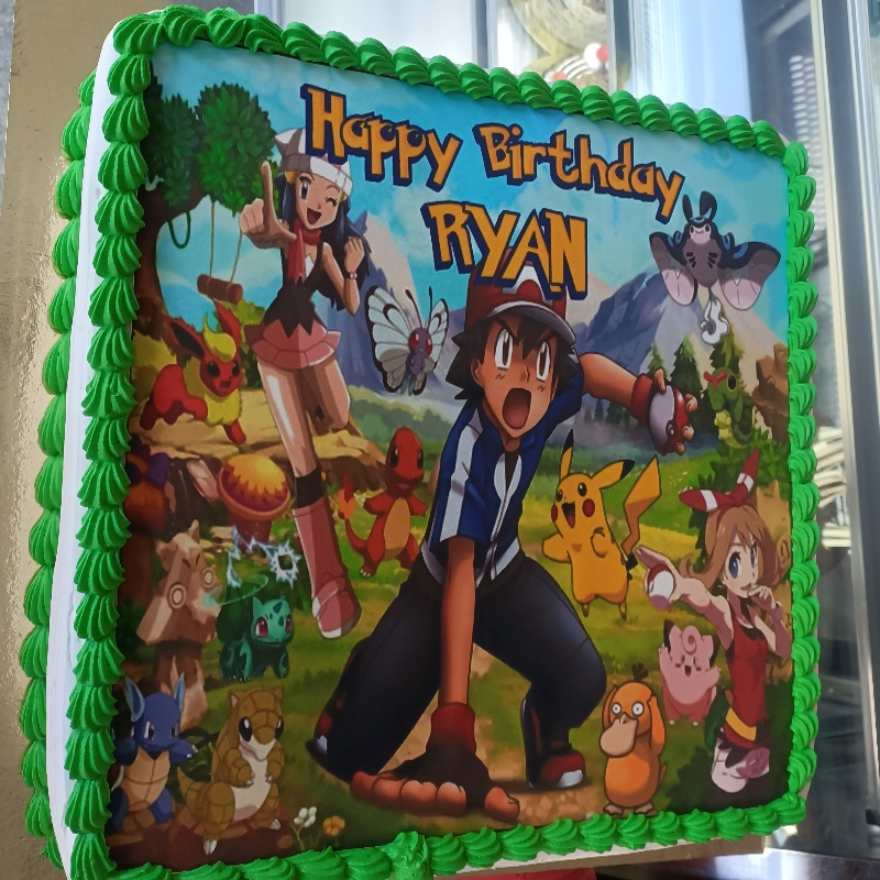 Photo cake pockemon